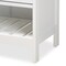 Baxton Studio Jaela Modern and Contemporary White Finished Wood 2-Door Bathroom Storage Cabinet 182-11338-Zoro - alternate 4